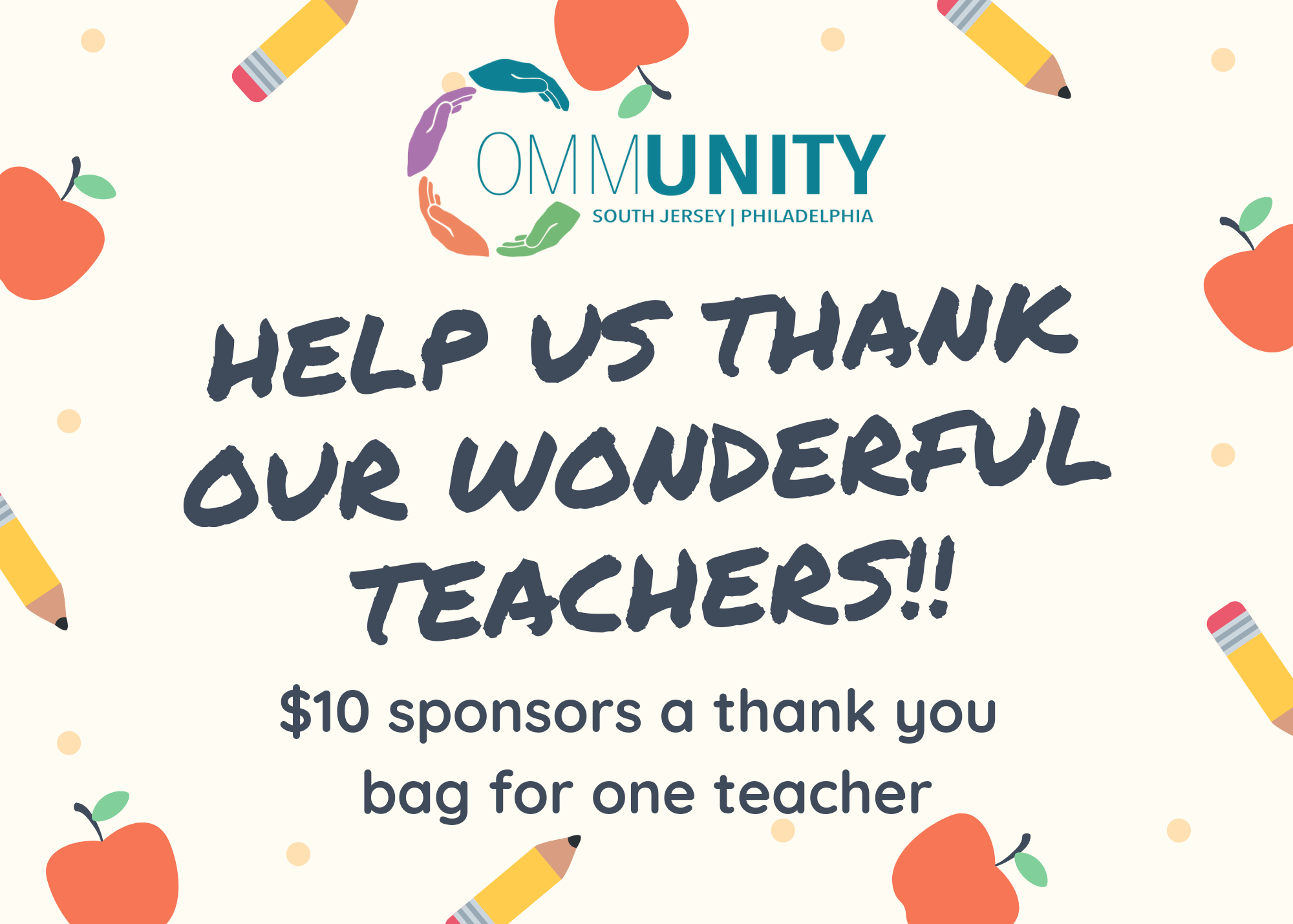 Teacher Appreciation! – CommUNITY SJP